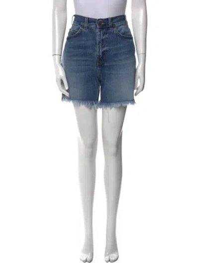 Pre-owned 6397 Mini Shorts In Blue