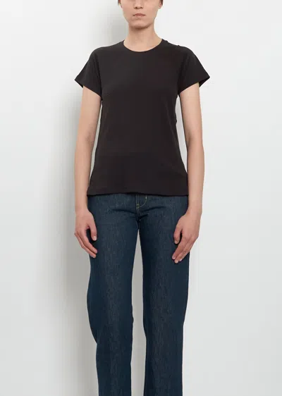 6397 Raglan Cotton Tee In Black