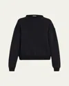 6397 Rolled Neck Sweatshirt In Black