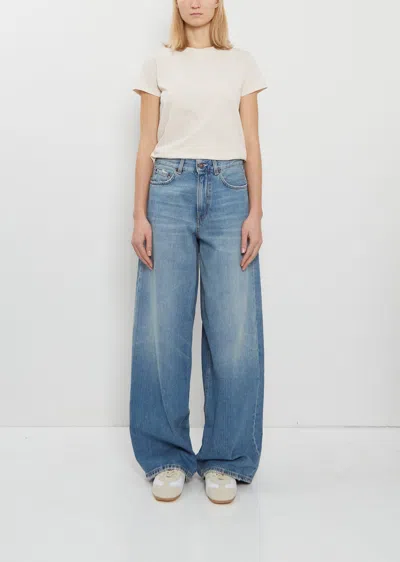 6397 Roomy Cotton Jean In Blue