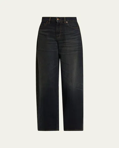 6397 Roomy Tuxedo Jeans In Dark Mojave