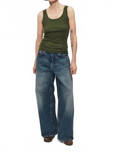 6397 Roomy Wide Leg Jean In Rugged Mid Blue In Multi