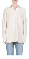 6397 Rugby Sweater In Ivory In Multi