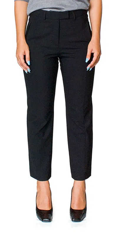 6397 Black Oversized Trousers In Blue