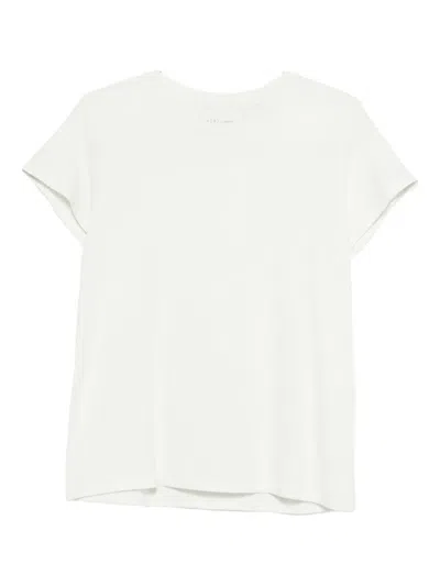 6397 Short-sleeve Cotton Top In White