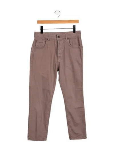 Pre-owned 6397 Shorty Straight Leg Jeans In Neutral