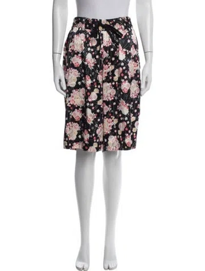 Pre-owned 6397 Silk Floral Print Pajamas In Multi