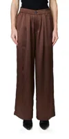 6397 Silk Pull On Pant Mahogany In Multi