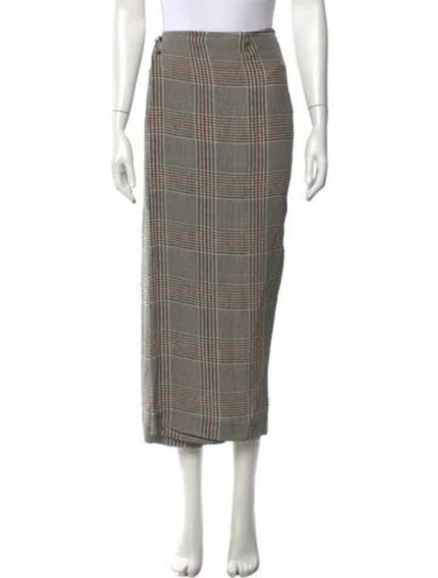 Pre-owned 6397 Silk Straight Leg Pants W/ Tags In Multicolor