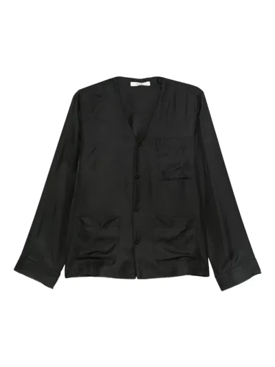 6397 Silk Suit In Black