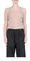 6397 Skinny Crewneck Sweater In Pink In Pink