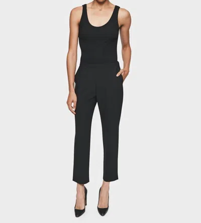 6397 Slim Pull On Pant In Black