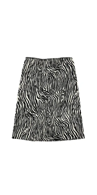 6397 SLIP SKIRT ZEBRA