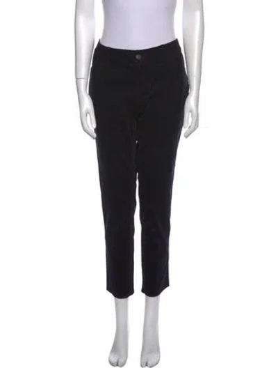 Pre-owned 6397 Straight Leg Pants In Black