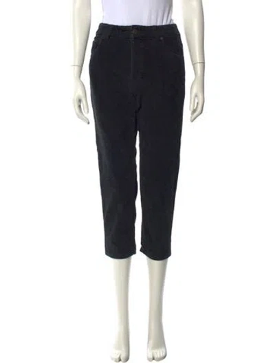 Pre-owned 6397 Straight Leg Pants In Black