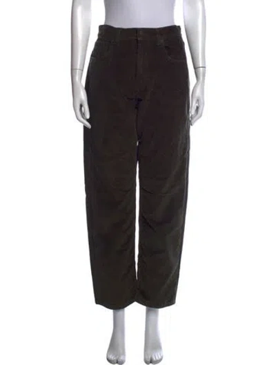 Pre-owned 6397 Straight Leg Pants In Black