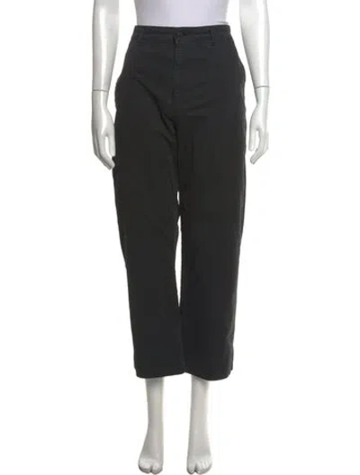 Pre-owned 6397 Straight Leg Pants In Black