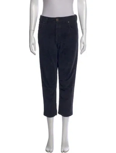 Pre-owned 6397 Straight Leg Pants In Blue