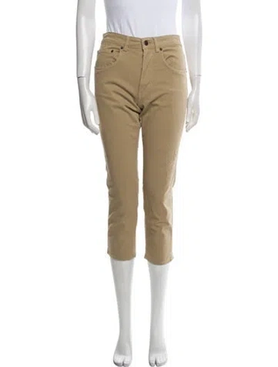 Pre-owned 6397 Straight Leg Pants In Neutral