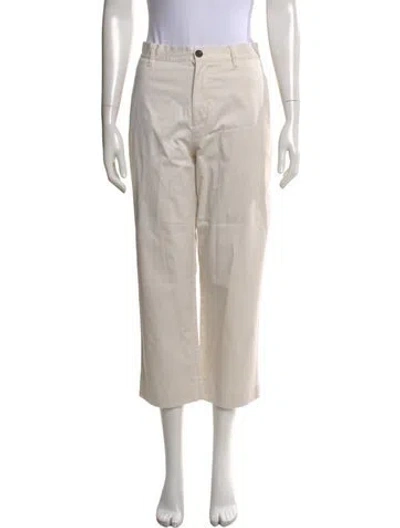 Pre-owned 6397 Straight Leg Pants In Neutral