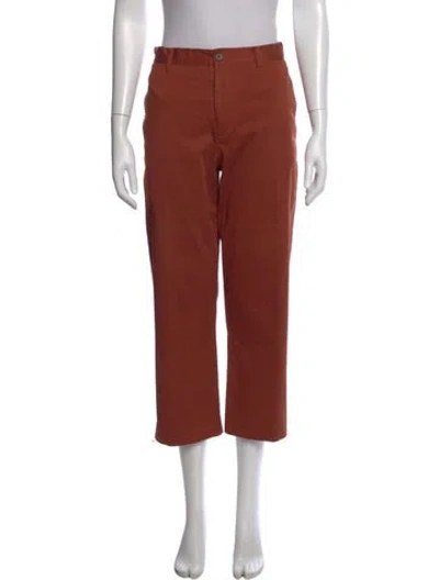 Pre-owned 6397 Straight Leg Pants In Orange