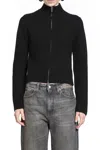 6397 Woman Black Sweatshirts In Black