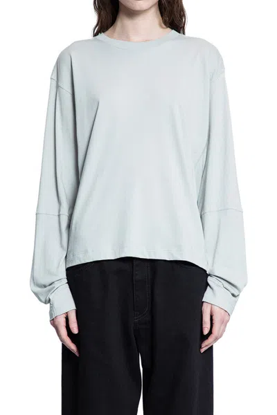 6397 Seamed Perfect Long Sleeve Tee In Blue
