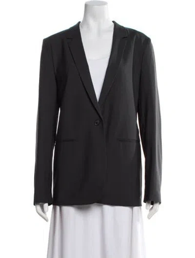 Pre-owned 6397 Virgin Wool Blazer W/ Tags In Gray