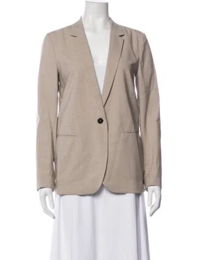 Pre-owned 6397 Virgin Wool Blazer W/ Tags In Neutrals