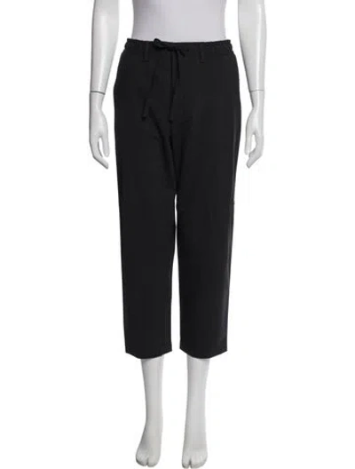 Pre-owned 6397 Virgin Wool Wide Leg Pants In Blue