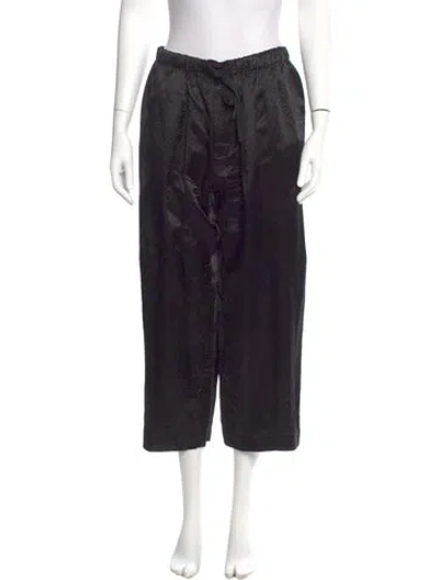 Pre-owned 6397 Wide Leg Pants In Black