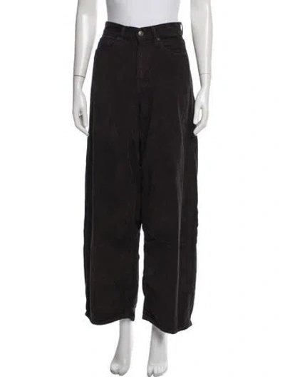 Pre-owned 6397 Wide Leg Pants In Black