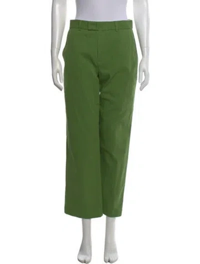 Pre-owned 6397 Wide Leg Pants In Green