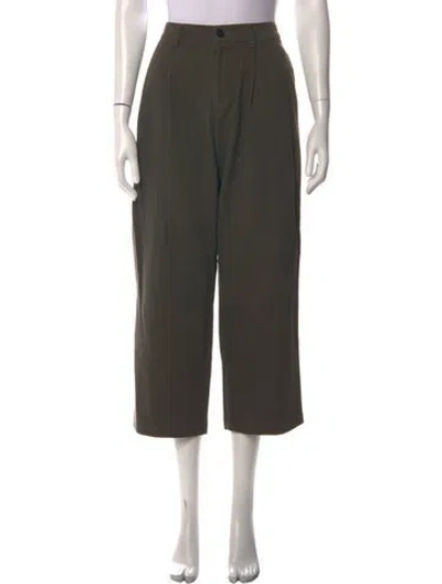 Pre-owned 6397 Wide Leg Pants In Green