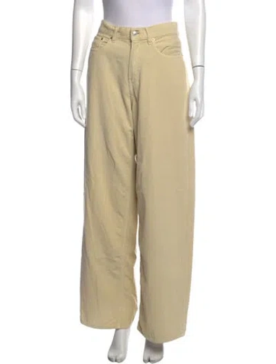 Pre-owned 6397 Wide Leg Pants In Neutrals