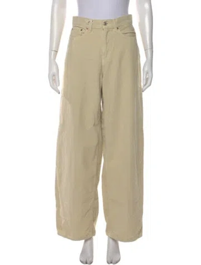 Pre-owned 6397 Wide Leg Pants W/ Tags In Neutral