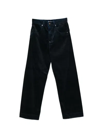 6397 Hose Mit Weitem Bein In Blue