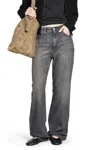 6397 Woman Grey Jeans In Gray