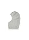6397 Cashmere Balaclava Heather Grey In Grey