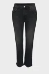 6397 Women's Vintage Straight Leg Jean In Black In Black