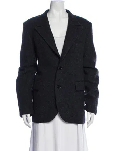 Pre-owned 6397 Wool Blazer In Blue