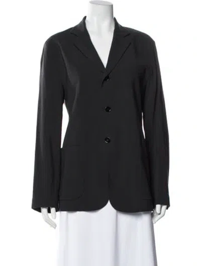 Pre-owned 6397 Wool Blazer In Gray