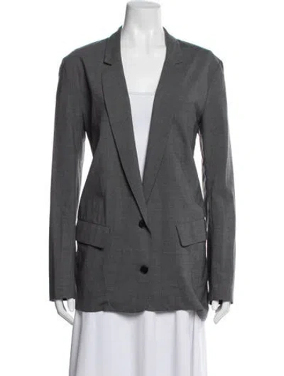 Pre-owned 6397 Wool Blazer In Grey