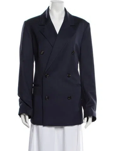 Pre-owned 6397 Wool Blazer W/ Tags In Blue