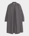 6397 Wool Cloak Sweater Coat In Gray