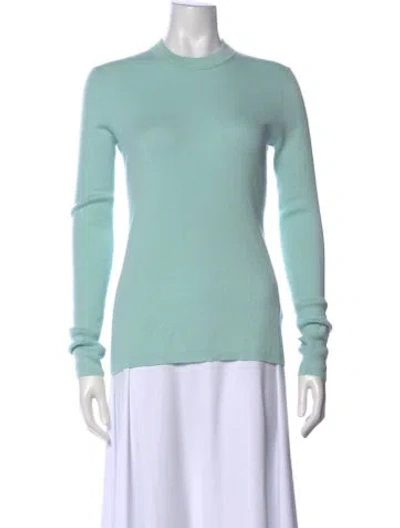 Pre-owned 6397 Wool Crew Neck Sweater In Blue