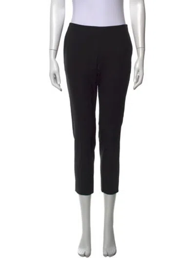 Pre-owned 6397 Wool Skinny Leg Pants In Black