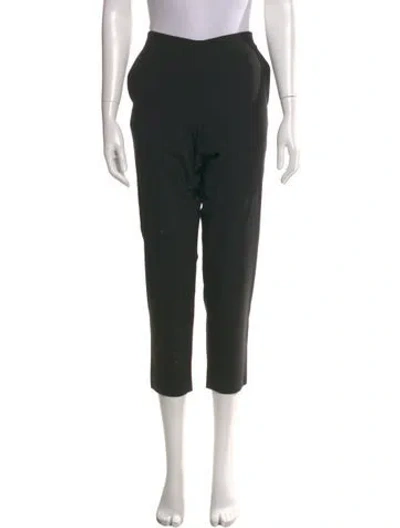 Pre-owned 6397 Wool Straight Leg Pants In Black