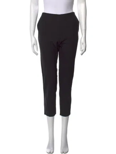 Pre-owned 6397 Wool Straight Leg Pants In Black