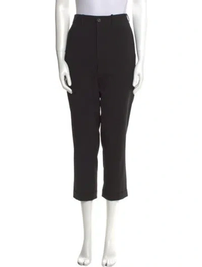 Pre-owned 6397 Wool Straight Leg Pants In Black